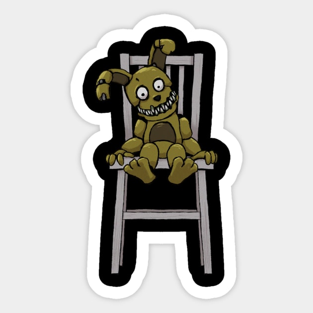 Five Nights at Freddy's - FNAF4 - Plushtrap Sticker by Kaiserin